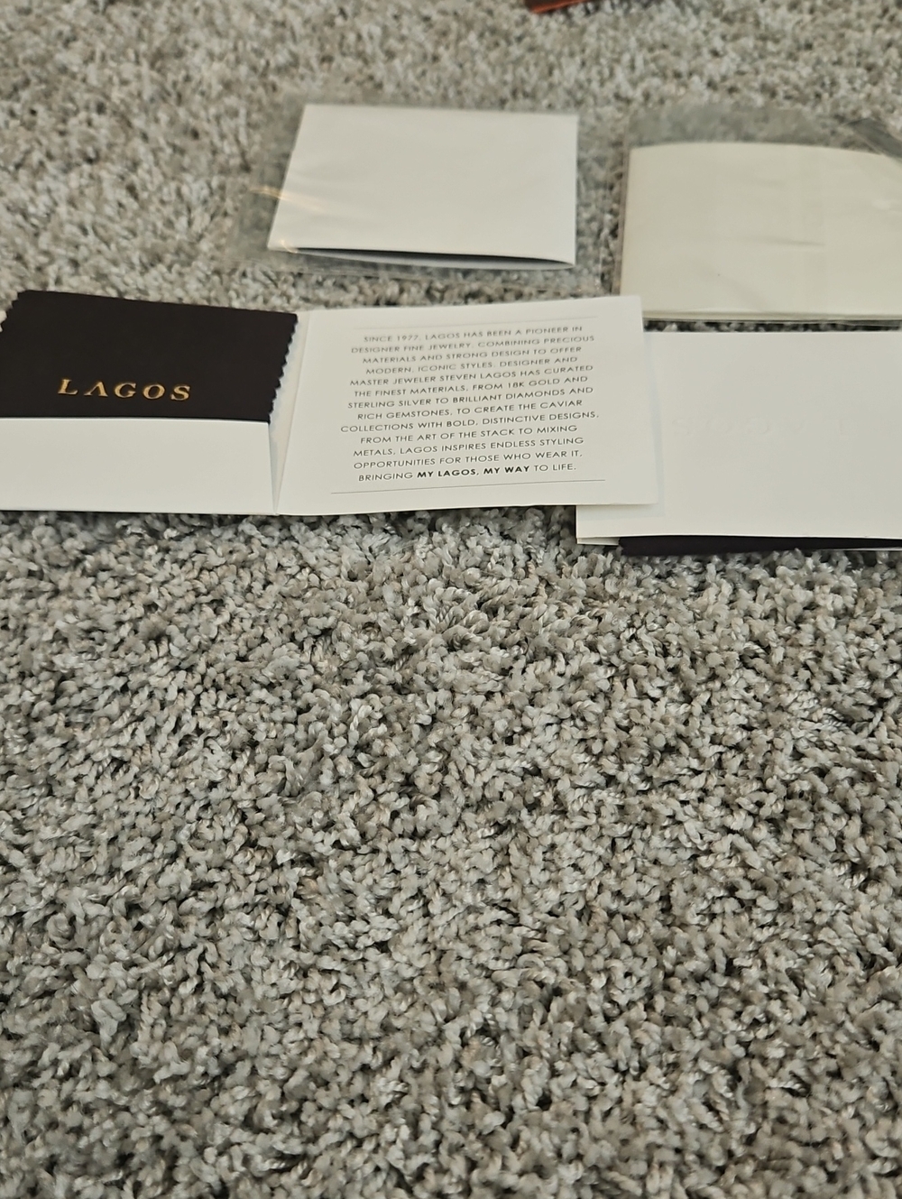 LAGOS Black and Cream Branded Booklet Set